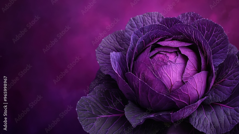 Obraz premium a purple cabbage