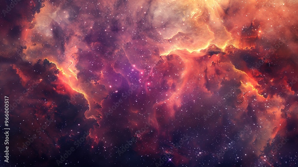 Obraz premium cosmic space wallpaper