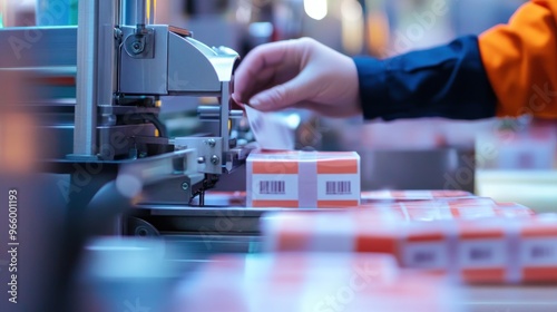 Automated Packaging Line in a Factory