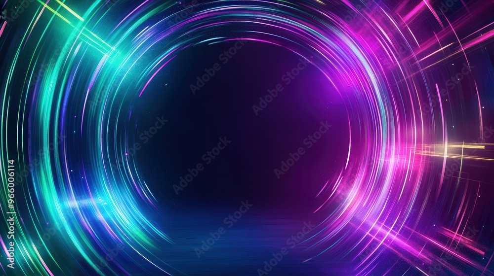 Modern Minimalist Ebook Cover with Dark Glowing Lines, Strong Green and Subtle Purple Colors, Empty Center for Text, High Contrast and Vibrant Digital Painting Design Modern Minimalist Ebook Cover with Dark Glowing Lines, Strong Green and Subtle Purple Colors, Empty Center for Text, High Contrast and Vibrant Digital Painting Design