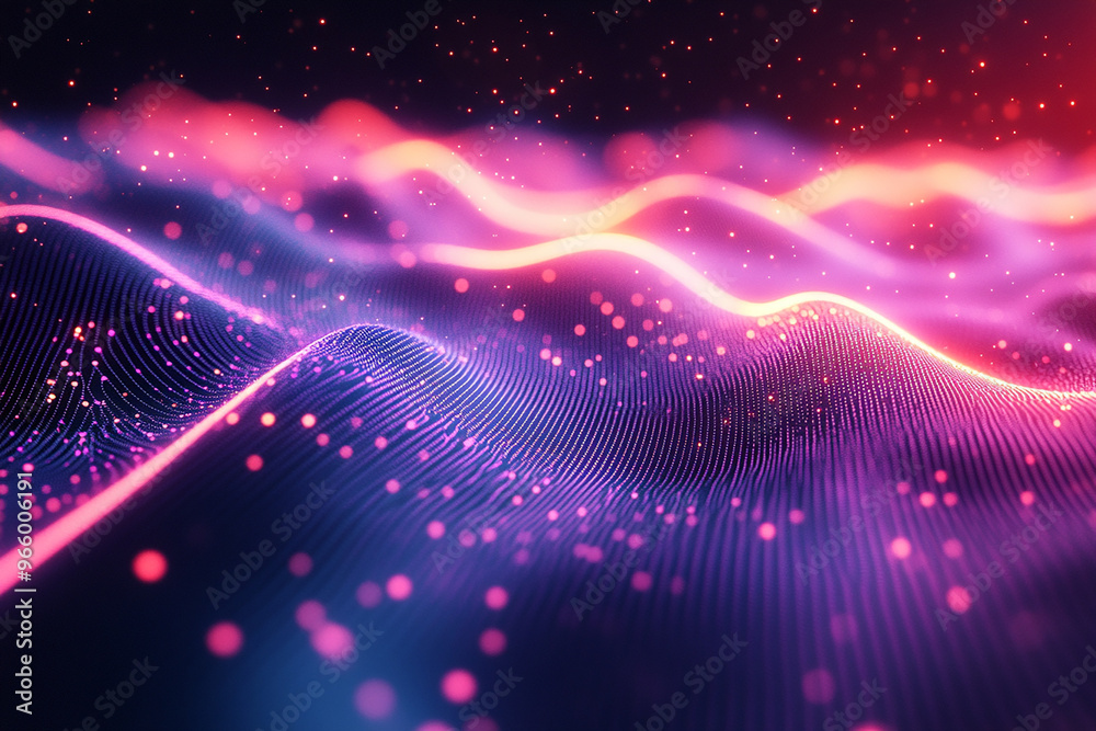 Abstract wave particle technology background
Abstract wave particle technology background