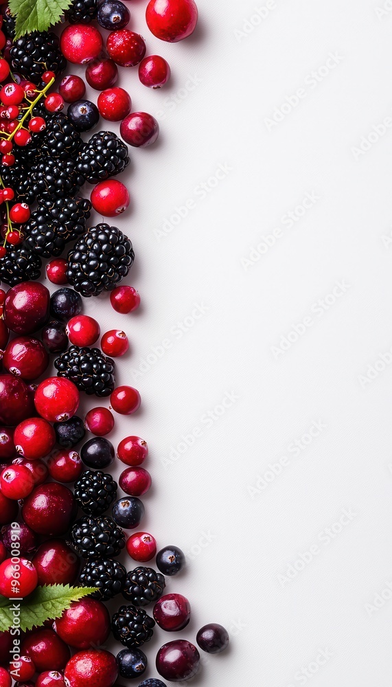 A vibrant collection of assorted berries showcasing rich colors and textures, perfect for fresh food and healthy lifestyle themes. A vibrant collection of assorted berries showcasing rich colors and textures, perfect for fresh food and healthy lifestyle themes.