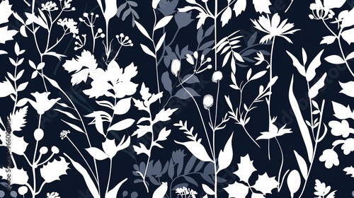 flower silhouette wallpaper