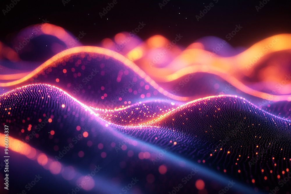 Abstract wave particle technology background
Abstract wave particle technology background
