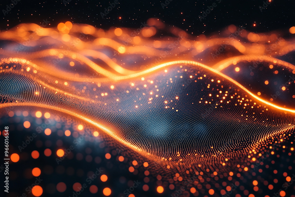 Abstract wave particle technology background
Abstract wave particle technology background