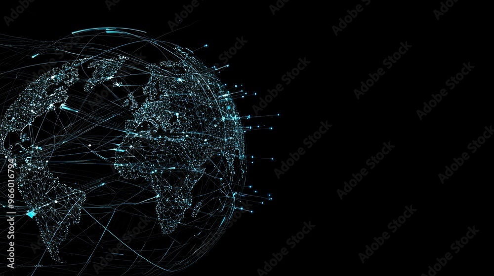 A virtual world of the future with a futuristic cyber earth background. A virtual world of the future with a futuristic cyber earth background.