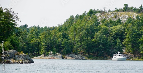 Wallpaper Mural Entering Covered Portage Cove near Killarney provincial Park, Ontario Canada Torontodigital.ca