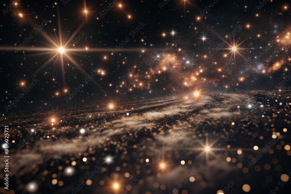 Distant Planets and Stars in a Galactic Night Sky Distant Planets and Stars in a Galactic Night Sky