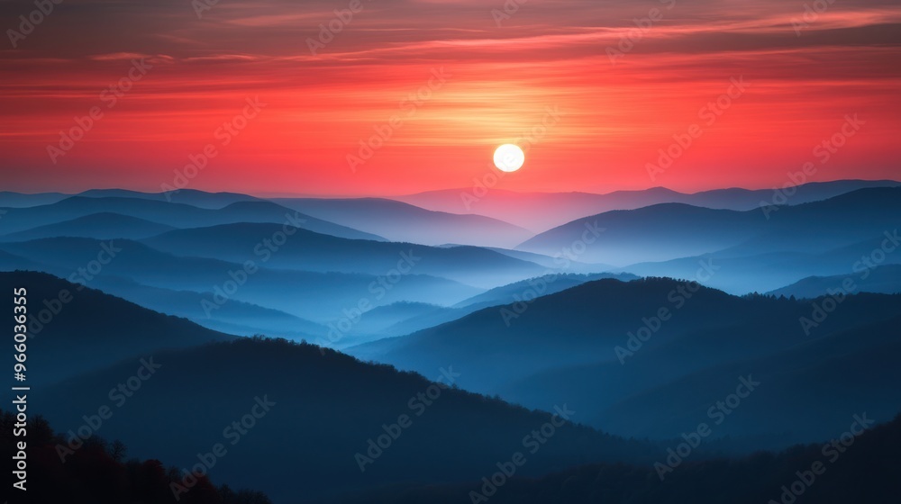 Beautiful Mountain Morning Sunrise Nature Landscape Beautiful Mountain Morning Sunrise Nature Landscape