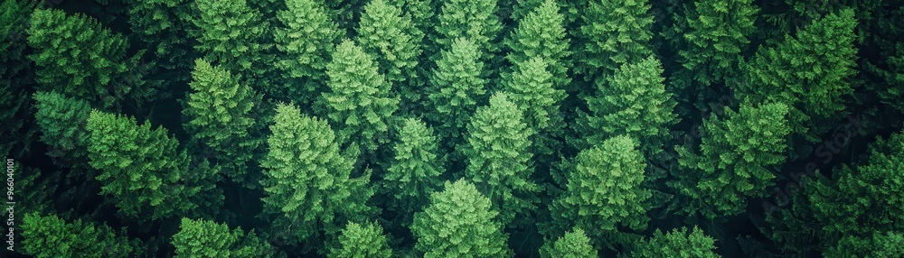Fototapeta premium Starry sky shining down on green trees, representing the balance between environmentalism and cosmic harmony, green trees under stars, eco-conscious design