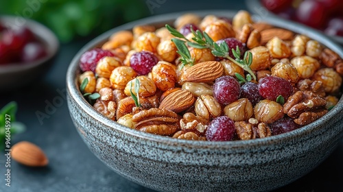 Healthy Snacking - Nuts and Fruits