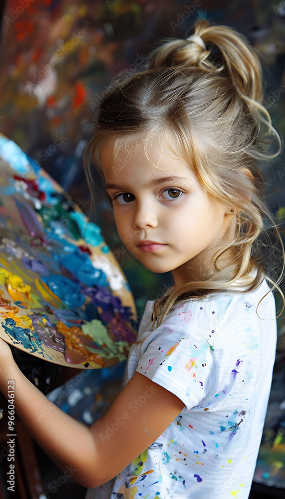 Young Artists Mastering the Art of Color Mixing in a Private Lesson Young Artists Mastering the Art of Color Mixing in a Private Lesson