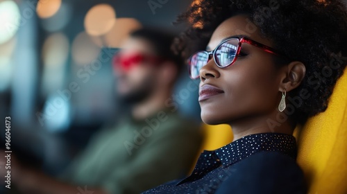 A duo of focused professionals are working intently in a modern, well-lit office environment, illustrating productivity, attention to detail, and the dynamics of teamwork.