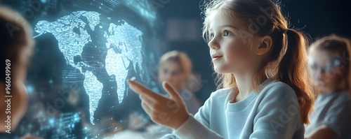 Futuristic Classroom Discus...