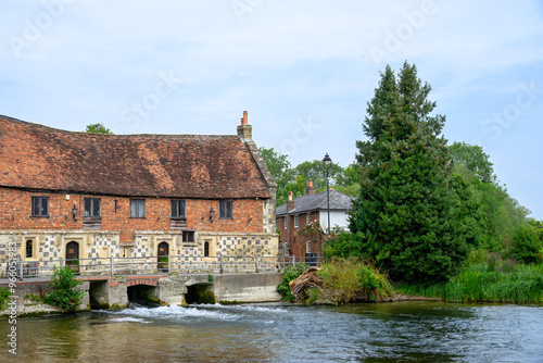 The old Mill Harnham Salisbury Wiltshire on the River Avon photo