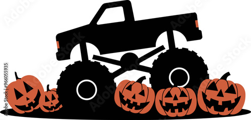 Truck Pumpkin Smashing