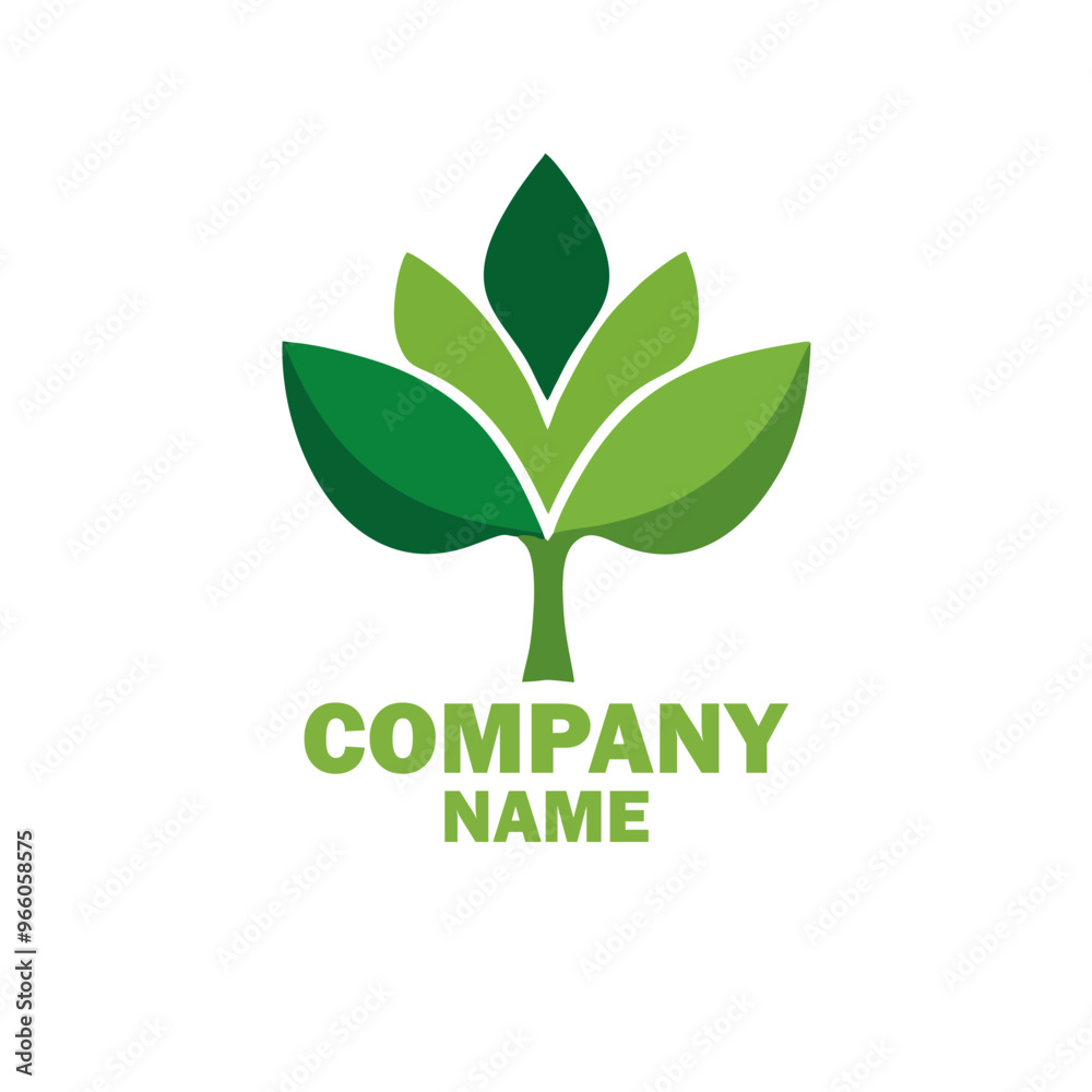Elegant abstract tree logo featuring symmetrical leaves set against a smooth blue to pink gradient background, ideal for branding, environmental themes Elegant abstract tree logo featuring symmetrical leaves set against a smooth blue to pink gradient background, ideal for branding, environmental themes