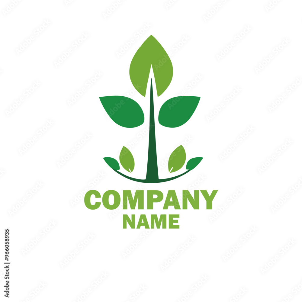 Elegant abstract tree logo featuring symmetrical leaves set against a smooth blue to pink gradient background, ideal for branding, environmental themes Elegant abstract tree logo featuring symmetrical leaves set against a smooth blue to pink gradient background, ideal for branding, environmental themes