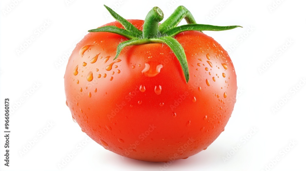 Tomato isolated stock photo on white background Tomato isolated stock photo on white background