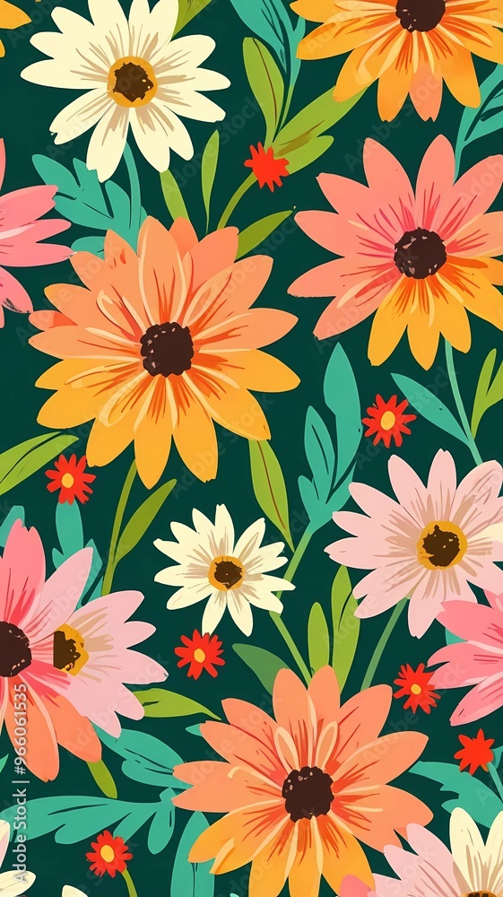 seamless floral pattern seamless floral pattern