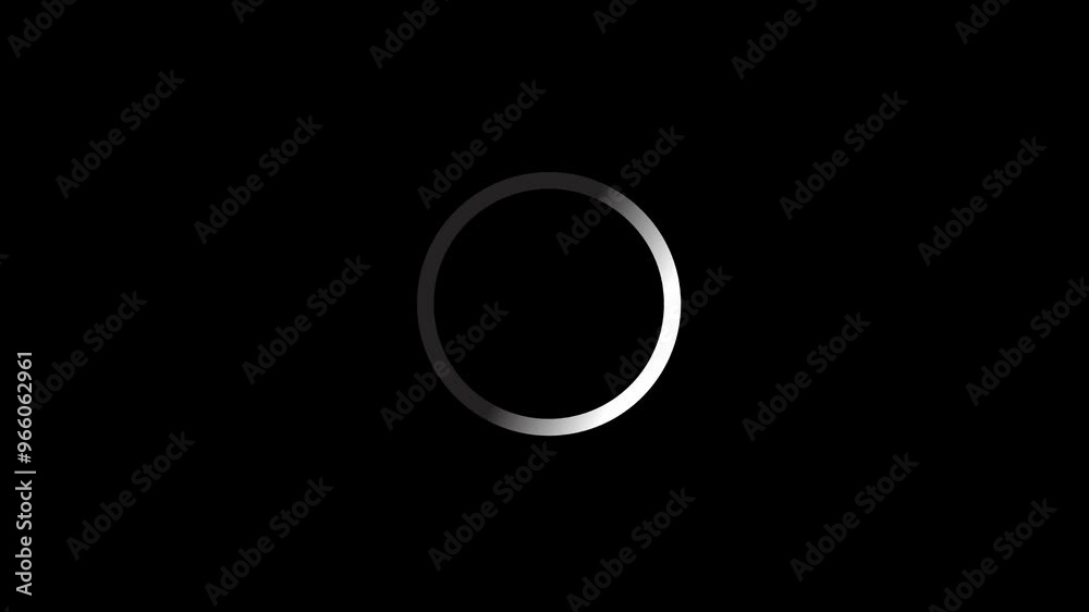 Circle of Loading animation on background Circle of Loading animation on background