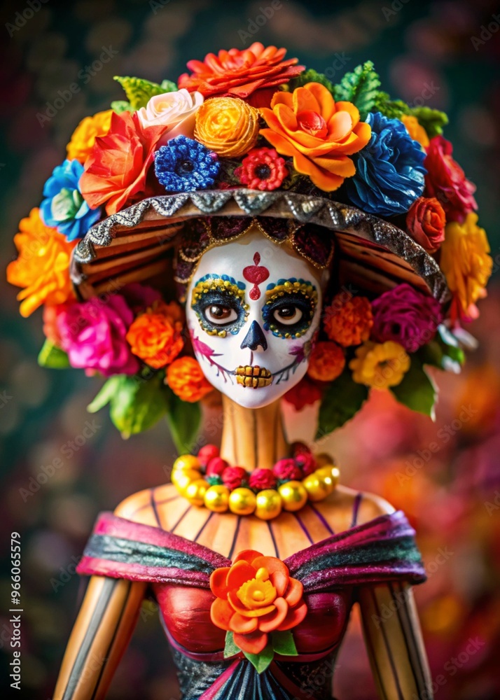 Exquisite La Catrina Figurine for Dia de Muertos Celebrations to Enhance Your Festive Decor Exquisite La Catrina Figurine for Dia de Muertos Celebrations to Enhance Your Festive Decor