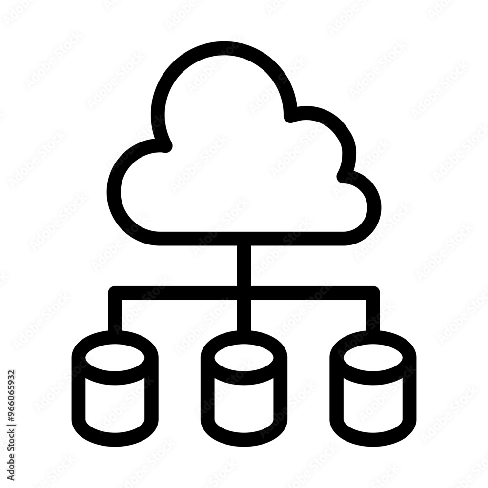 Cloud computing icon Cloud computing icon