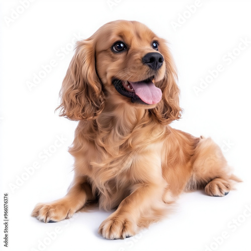 American Cocker Spaniel Isolated