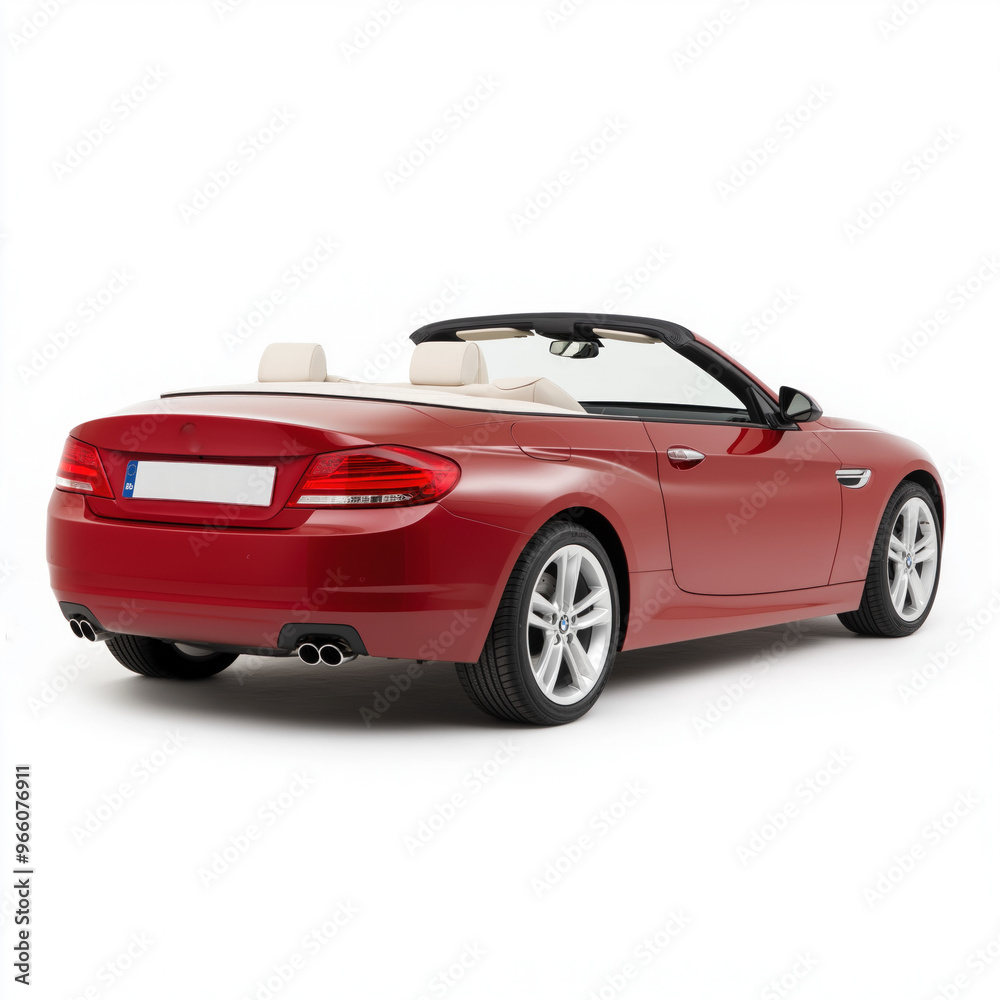 Naklejka premium Cabrio Isolated