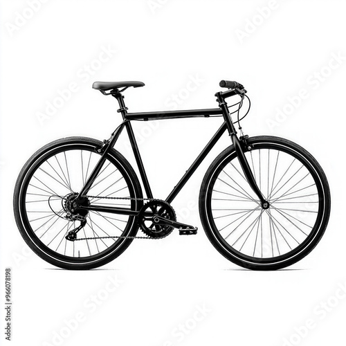 Fixed Gear Bike Isolated