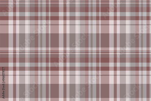 Wallpaper Mural Postcard fabric pattern plaid, perfection background check vector. Deep textile texture seamless tartan in pastel and grey colors. Torontodigital.ca