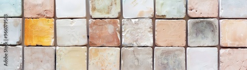 Handmade soap dishes from repurposed ceramic tiles, upcycling, sustainable bathroom accessories