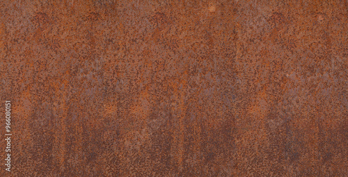 Panoramic grunge rusted metal texture, rust and oxidized metal background. Ol...