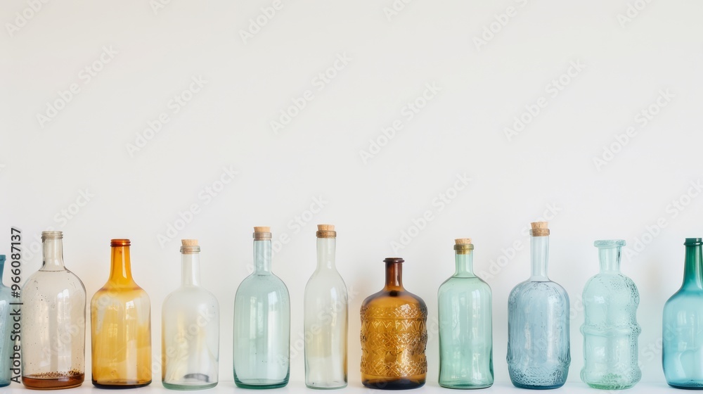Unique candle holders made from recycled glass bottles, upcycling, sustainable decor Unique candle holders made from recycled glass bottles, upcycling, sustainable decor