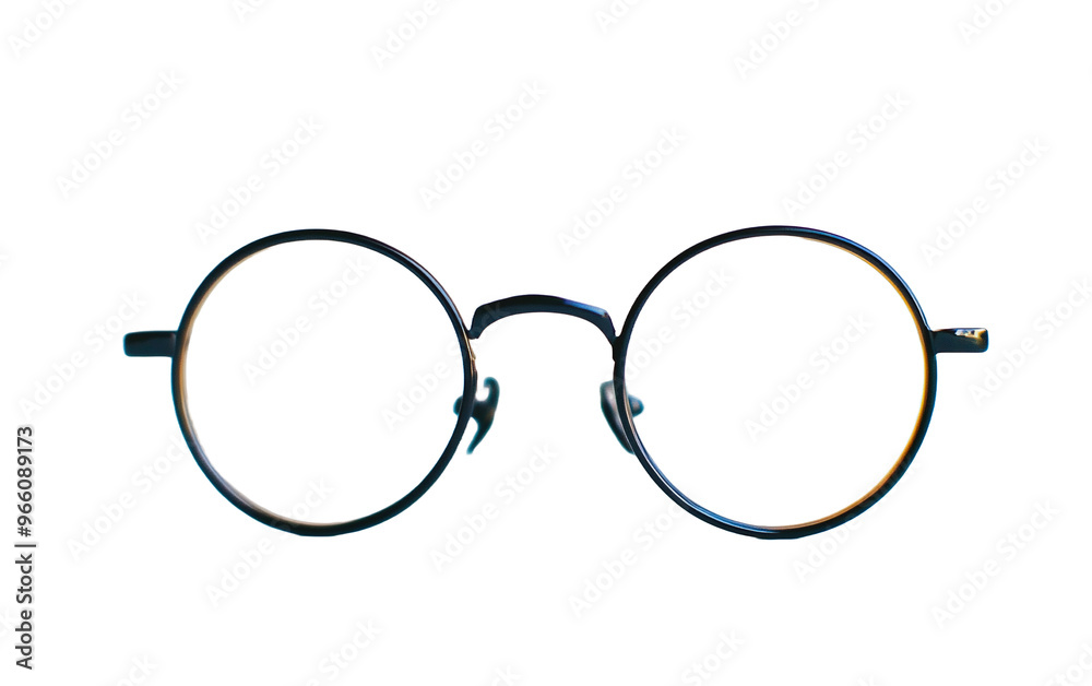 A pair of classic black rimmed on transparent background, png A pair of classic black rimmed on transparent background, png