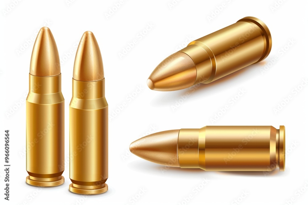 Bullet icon, metal shell symbol, military cartridge, metal gun sleeve, weapon sign, bullets isolated Bullet icon, metal shell symbol, military cartridge, metal gun sleeve, weapon sign, bullets isolated