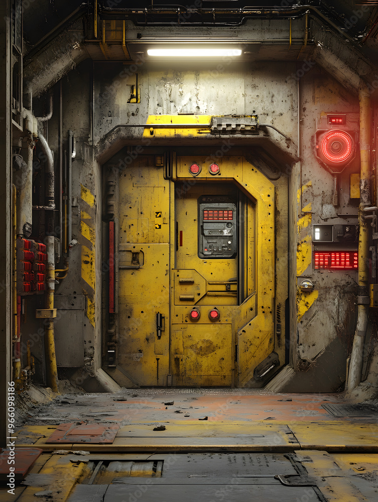 door industrial sci-fi door industrial sci-fi