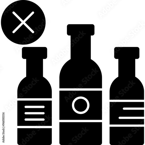 44 - No Alcohol Icon