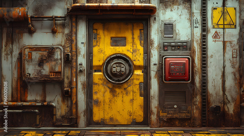 door industrial sci-fi
