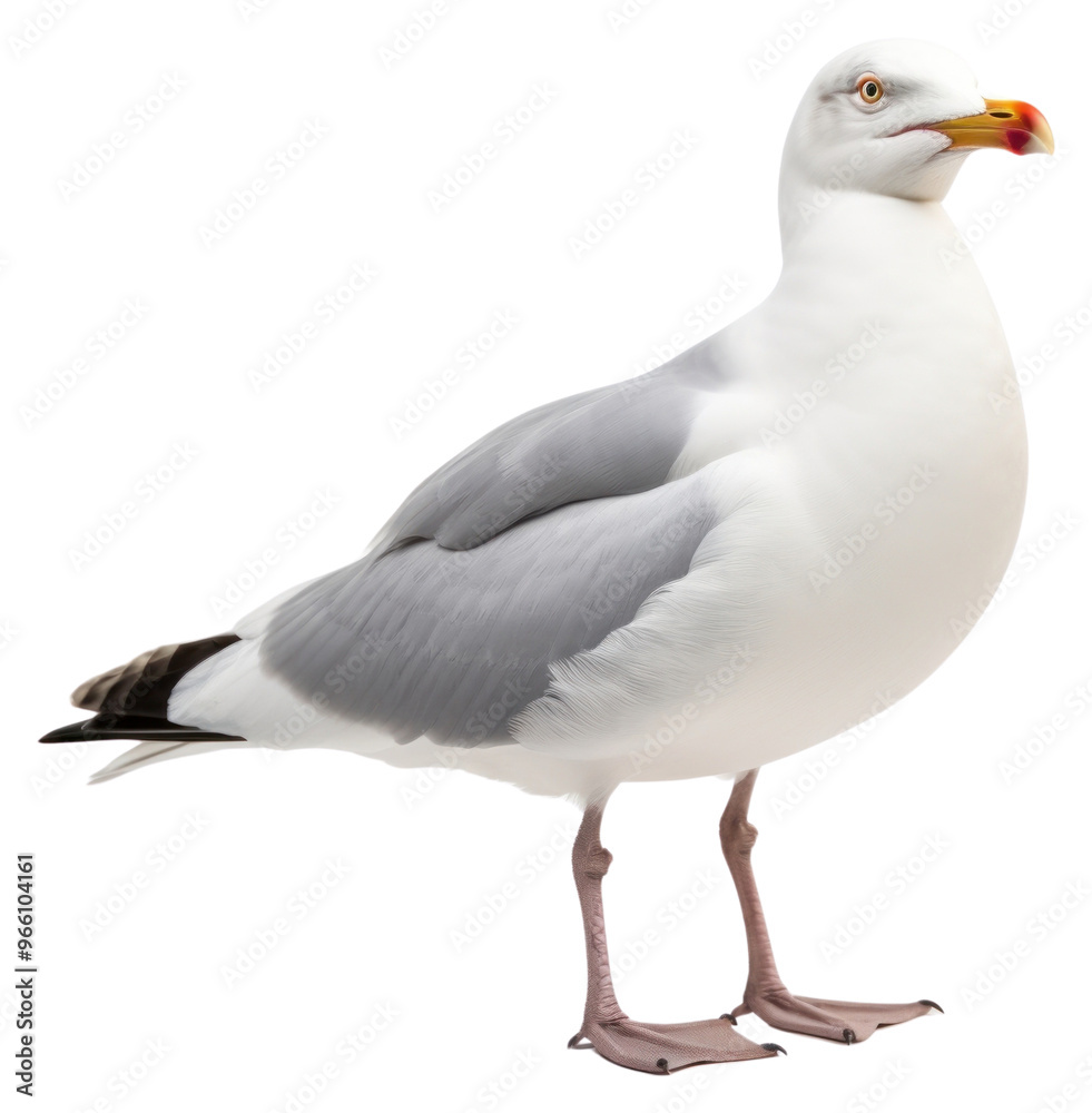 Fototapeta premium PNG Gull bird seagull animal white.
