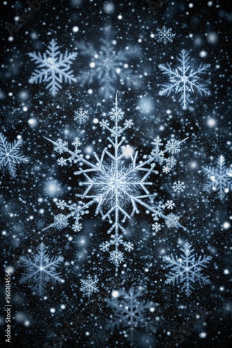 Stunning and Dynamic Snow Overlay Effect Image to Bring a Festive and Wintry Feel