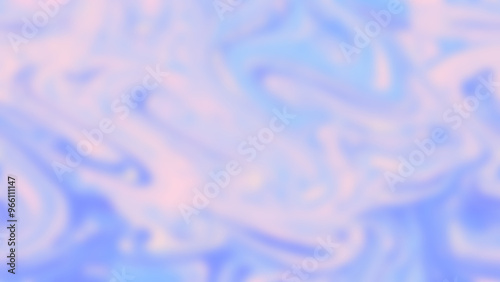 Abstract Liquid Effect With Color Blurred gradient background with hologram effect and magic lights. Abstract fantasy backdrop with fairy sparkles.