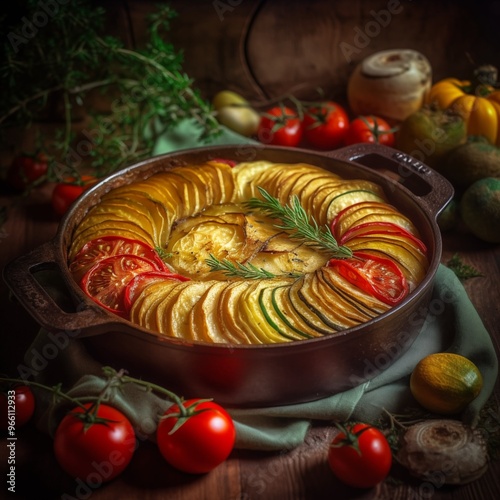 Vegan Greek Vegetable Casserole (Briam) – A Mediterranean Delight