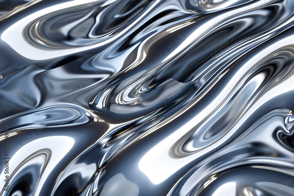 Beautiful texture liquid soft metal, design natural abstract background