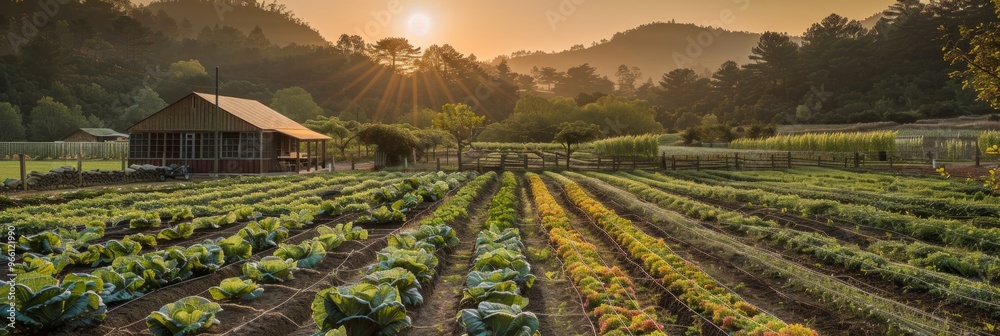 Emphasizing soil health and biodiversity, a regenerative agriculture farm integrates diverse crops and enrichment techniques to promote sustainable and resilient farming practices, grow your own