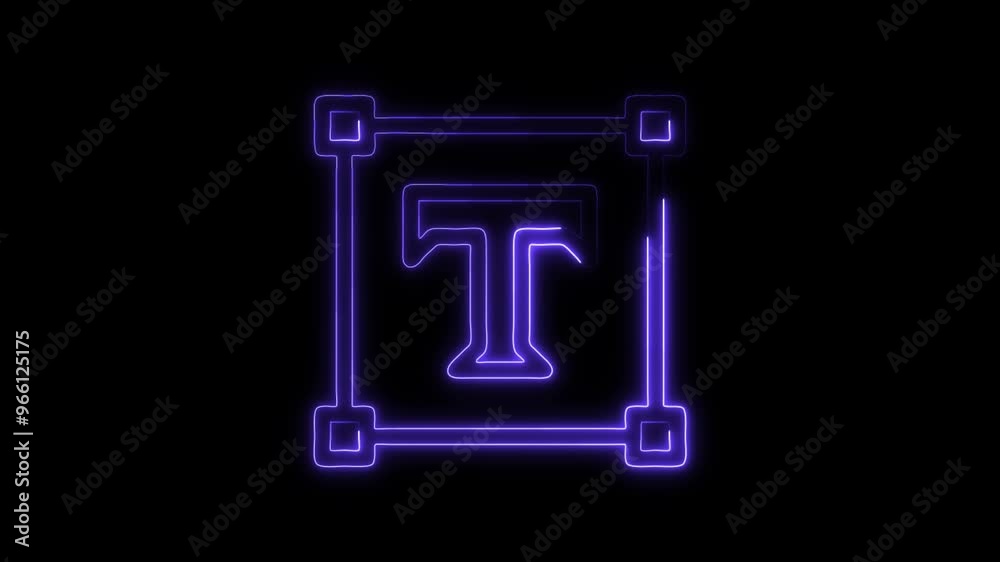 Glowing neon line Resize animated icon isolated on black background. HD Video motion graphic animation Glowing neon line Resize animated icon isolated on black background. HD Video motion graphic animation
