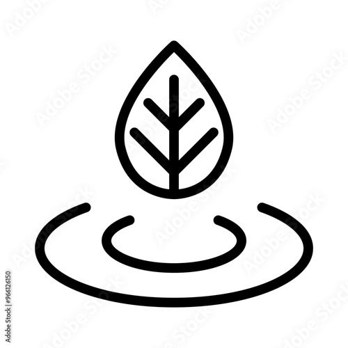 Herbal oil icon
