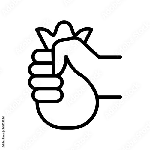 Herbal compress icon