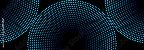 Dot Particle sphere background Design for Futuristic technology concept for AI and all Digital Communications.