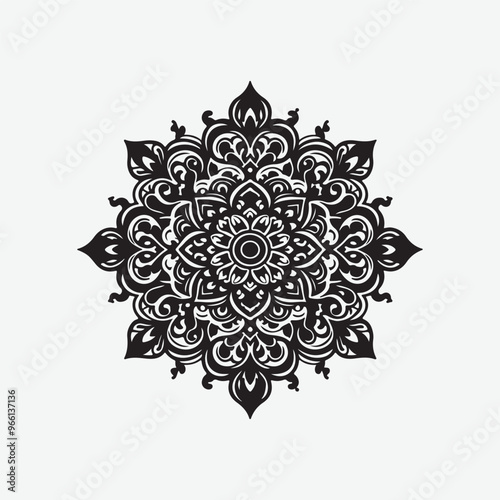 Ornamental Geometric luxury mandala pattern vector design